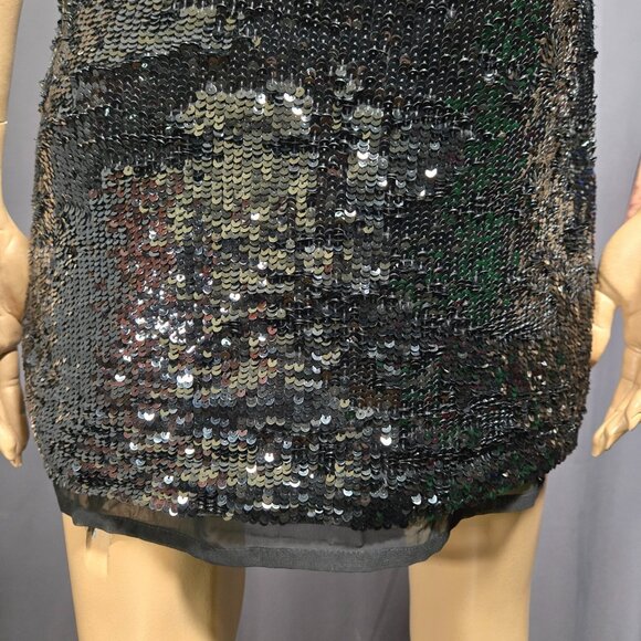 Twin-Set Simona Barbieri Sequin Mini Dress Graphic Print Size S Indie Sleaze - Picture 10 of 14